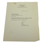 Tim K. Moss, Jr. Signed Letter to Charles Price - January 24, 1983 JSA ALOA