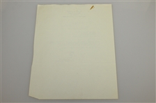 Tim K. Moss, Jr. Signed Letter to Charles Price - January 24, 1983 JSA ALOA