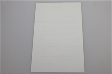 John G. Capers III Signed Handwritten Letter to Charles Price - January 25, 1983 JSA ALOA