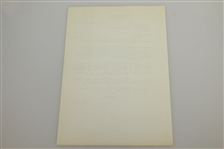 Harry Bloom Signed Letter to Charles Price - January 22, 1963 JSA ALOA