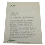 John Updike Signed Letter to Charles Price - August 13, 1980 JSA ALOA