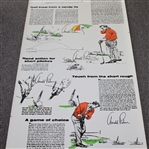 Vintage Arnold Palmer Golf Instructional Wallpaper - 20ft Uncut Section - Unique