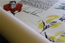 Vintage Arnold Palmer Golf Instructional Wallpaper - 20ft Uncut Section - Unique