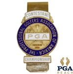 1966 PGA Championship at Firestone CC Contestant Badge - Al Geiberger Winner
