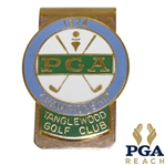 1974 PGA Championship at Tanglewood GC Contestant Badge - Lee Trevino Winner