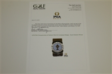1979 PGA Championship at Oakland Hills CC Contestant Badge -  David Graham Winner