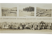 1914 National Amateur Championship Ekwanok Country Club Post Card