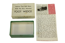 1963 Foot Wedge 'Improve Your Golf Game' by The Leiseter Game Co. in Original Box