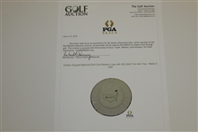 Classic Augusta National Golf Club Masters Logo with 22k Gold Trim Ash Tray - Made in USA