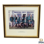 Masters Champions Dinner 1955 Photo In Green Jackets - Winners 1934-1954 Plus Jones & Roberts