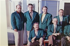 Masters Champions Dinner 1955 Photo In Green Jackets - Winners 1934-1954 Plus Jones & Roberts