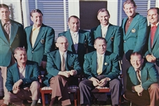 Masters Champions Dinner 1955 Photo In Green Jackets - Winners 1934-1954 Plus Jones & Roberts