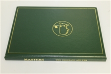 2010 Masters Tournament Annual Book - Phil Mickelson Winner - Seldom Seen with Card