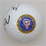 President George W. Bush Signed Presidential Seal Logo Golf Ball FULL JSA #BB21161