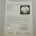 President George W. Bush Signed Presidential Seal Logo Golf Ball FULL JSA #BB21161
