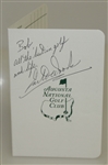 Tiger's Father Earl Woods Signed Augusta National Scorecard & 1997 Spec Guide JSA ALOA