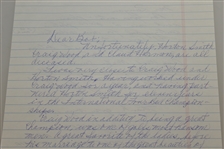 Paul Runyan Signed Hand-Written Full Page Letter with Smith, Wood, Harmon Content JSA ALOA
