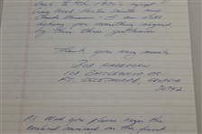 Paul Runyan Signed Hand-Written Full Page Letter with Smith, Wood, Harmon Content JSA ALOA