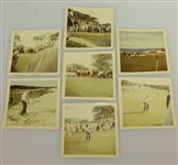 Jack Nicklaus Signed Two Kodak Original 1970's Pebble Beach Photos with 7 others JSA ALOA