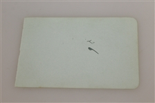 George Von Elm Signed Album Page with 1928 Original Photo JSA ALOA