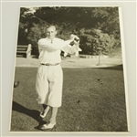 George Von Elm Signed Album Page with 1928 Original Photo JSA ALOA