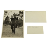 Jesse Guilford 1921 US Am. Champion Signed Cut with Original Time Period Photo JSA ALOA