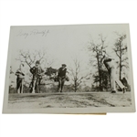 George Dunlap Signed 1934 Original Pinehurst Wire Photo JSA ALOA