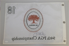 Rory McIlroy Signed 2012 PGA Championship at Kiawah Island Embroidered Flag JSA #T12242