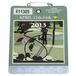 Adam Scott Signed 2013 Masters Tournament Badge #R11305 JSA #DD11005