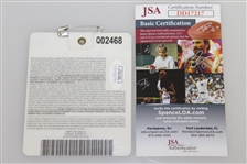 Charl Schwartzel Signed 2011 Masters Tournament Series Badge #Q02468 JSA #DD17217