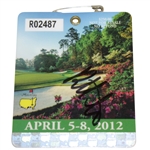 Bubba Watson Signed 2012 Masters Badge #R02487 JSA #DD17218