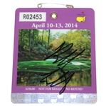 Bubba Watson Signed 2014 Masters Badge #R02453 JSA #DD17221