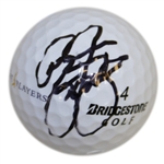 Rickie Fowler Signed The Players Bridgestone Logo Golf Ball JSA #DD17227