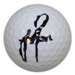 Justin Rose Signed Titleist Logo Golf Ball JSA #CC66631