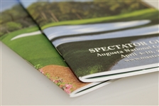 Adam Scott & Charl Schwartzel Signed Masters Spec Guides from Year's Won JSA ALOA