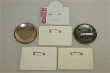Six Misc. PGA Championship Badges - 1975, 1977, 1984, 1986, 1989, & 1992