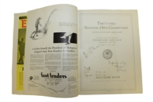 1929 US Open at Winged Foot Program - Bobby Jones Winner!