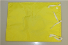 Tiger Woods Center Signed Masters Undated Embroidered Flag JSA FULL #Z20829