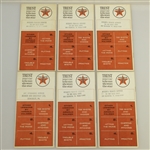 Six Arnold Palmer 1964 Instructional Advertising Booklets - Texaco