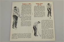 Six Arnold Palmer 1964 Instructional Advertising Booklets - Texaco