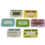 Seven Masters Tournament Trophy Room Badges - 1990-1996