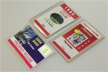 1999, 2002, & 2004 Masters Tournament Trophy Room Badges