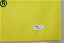 Jordan Spieth Signed 2015 Masters Tournament Embroidered Flag JSA FULL #Z93639