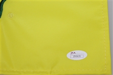 Gary Player Signed Undated Masters Embroidered Flag with Years Won Inscr. JSA FULL #Z93635
