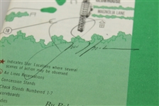 Jack Nicklaus Signed 1975 Masters Tournament Spectator Guide JSA FULL #Z93647