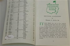 Jack Nicklaus Signed 1975 Masters Tournament Spectator Guide JSA FULL #Z93647