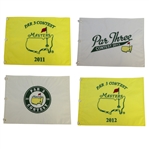 Masters Embroidered Par 3 Flags - 2011, 2012, 2013, & 2014