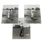 Two Bobby Jones & One Horton Smith Photo - Frank Christian Studio Stamped
