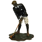 Vienna Cold Painted Bronze Golfer Signed FBW - Fritz Bermann Vienna