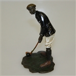 Vienna Cold Painted Bronze Golfer Signed 'FBW' - Fritz Bermann Vienna